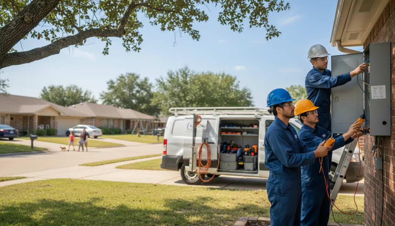 Certified electrician providing emergency electrical services in Primghar, IA
